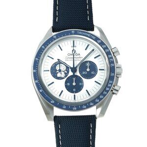 OMEGA Speedmaster Moonwatch Co-Axial Snoopy Award 310.32.42.50.02.001 Silver...